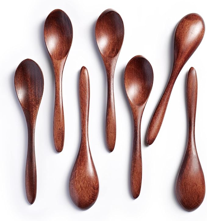 Mini Wooden Spoon Set by Hefild.